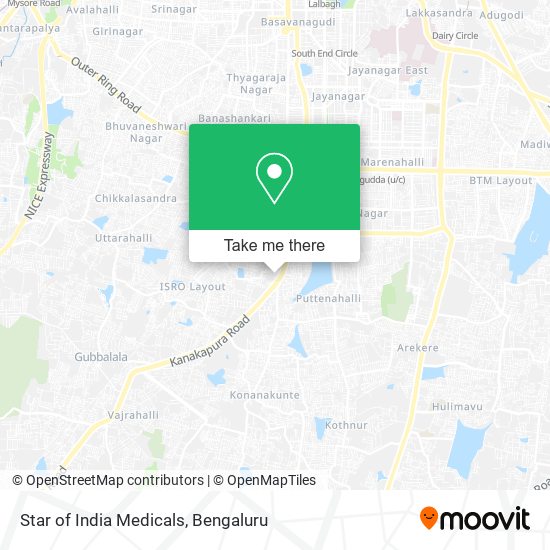 Star of India Medicals map