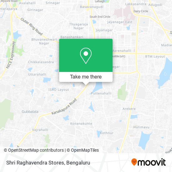 Shri Raghavendra Stores map