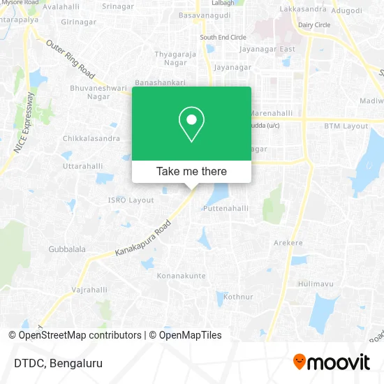 DTDC map