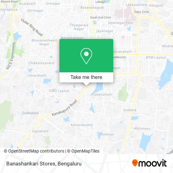 Banashankari Stores map