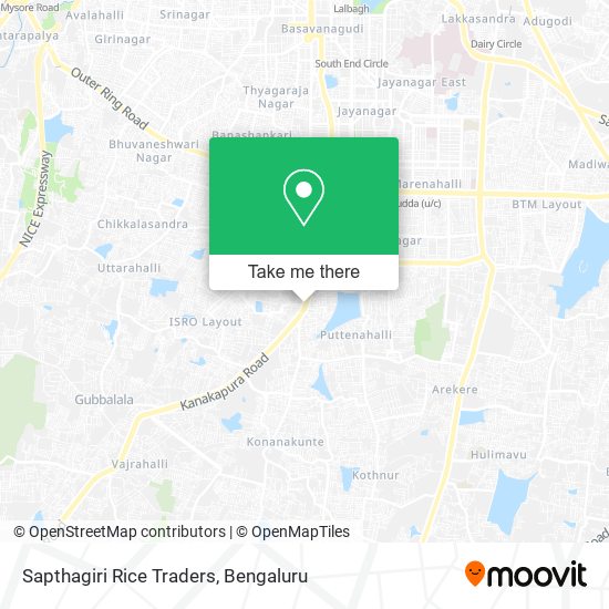 Sapthagiri Rice Traders map