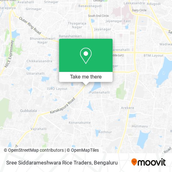 Sree Siddarameshwara Rice Traders map