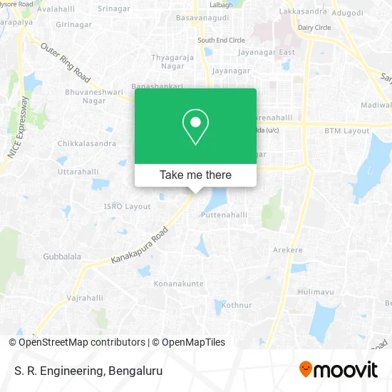 S. R. Engineering map