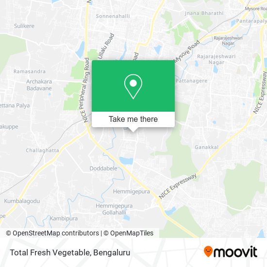 Total Fresh Vegetable map