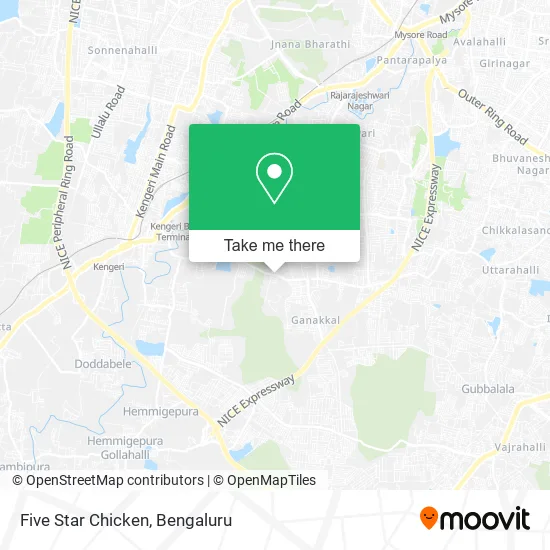 Five Star Chicken map