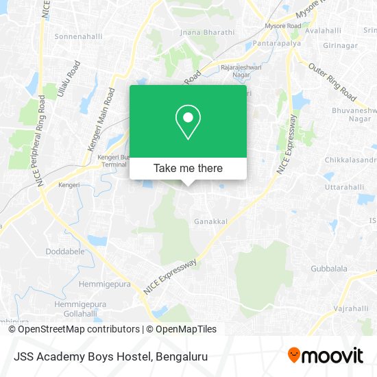 JSS Academy Boys Hostel map