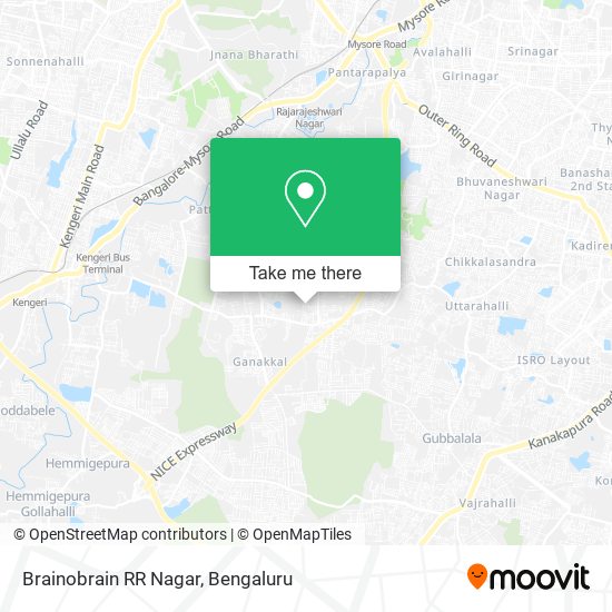 Brainobrain RR Nagar map