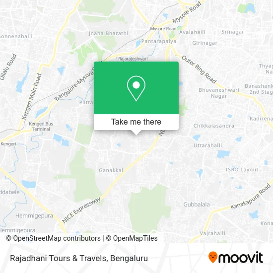 Rajadhani Tours & Travels map