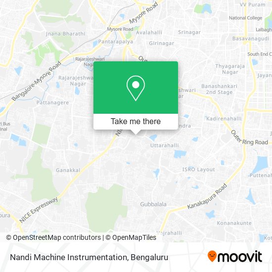 Nandi Machine Instrumentation map