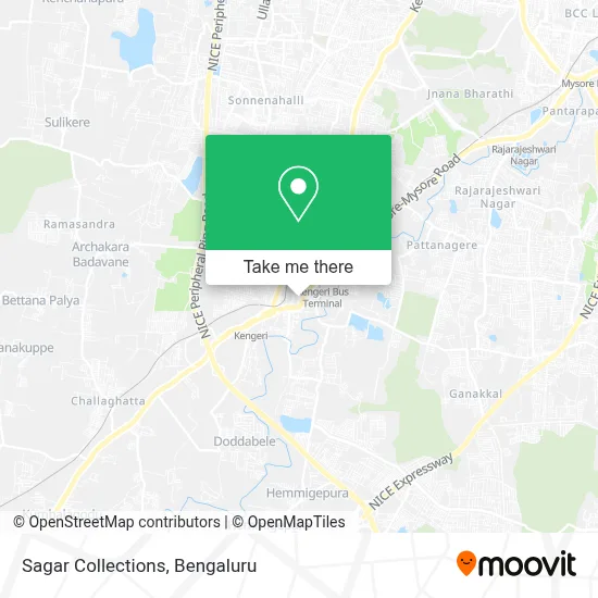 Sagar Collections map
