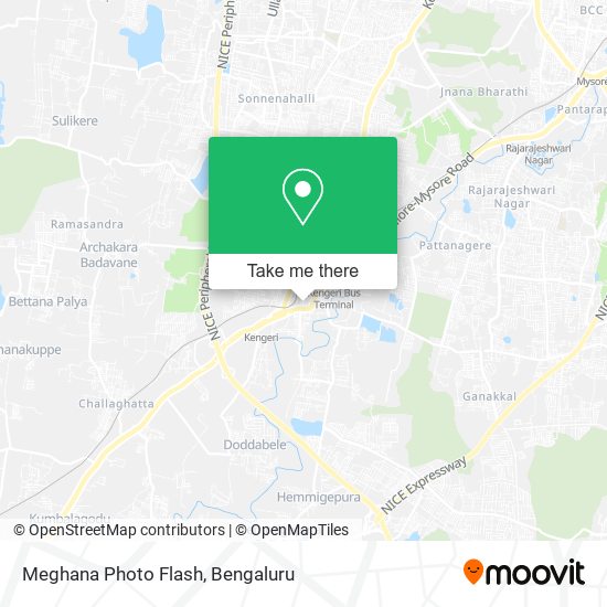 Meghana Photo Flash map