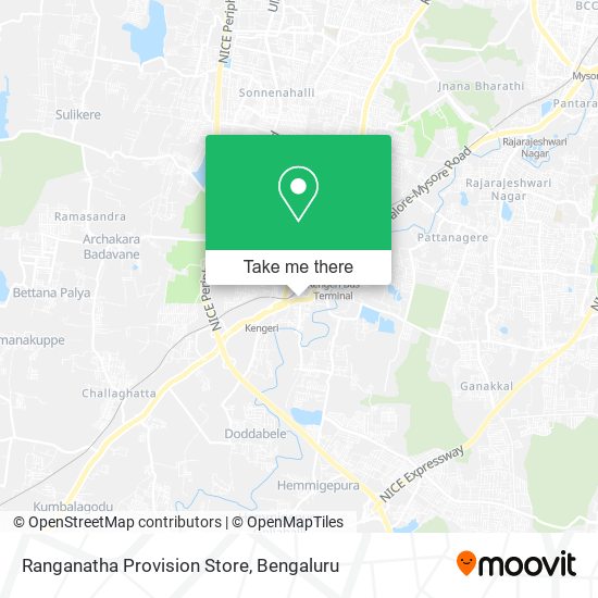 Ranganatha Provision Store map