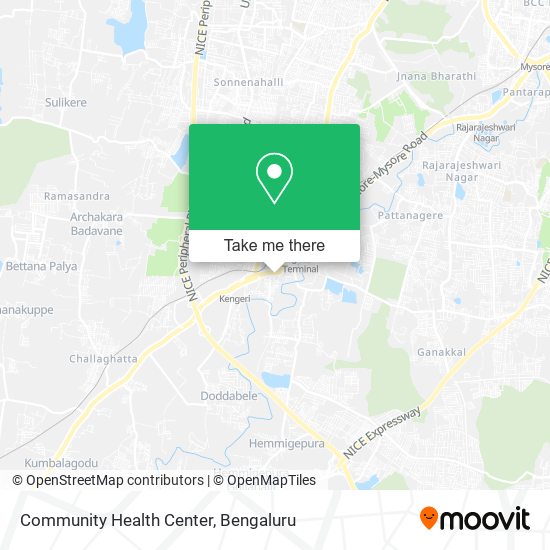 Community Health Center map