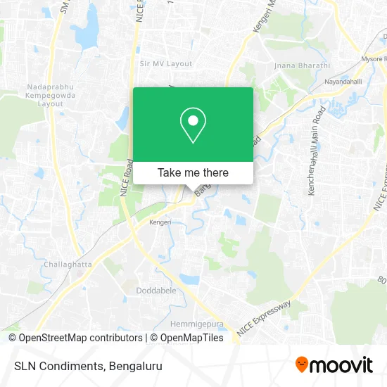 SLN Condiments map