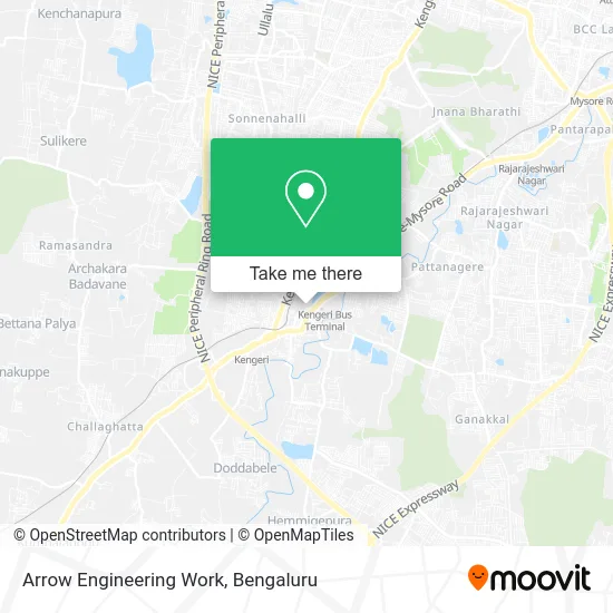 Arrow Engineering Work map
