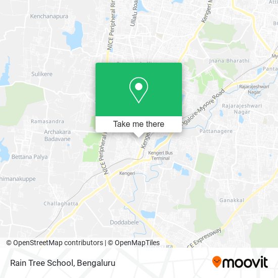 Rain Tree School map