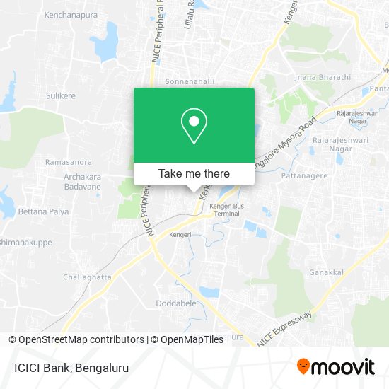 ICICI Bank map