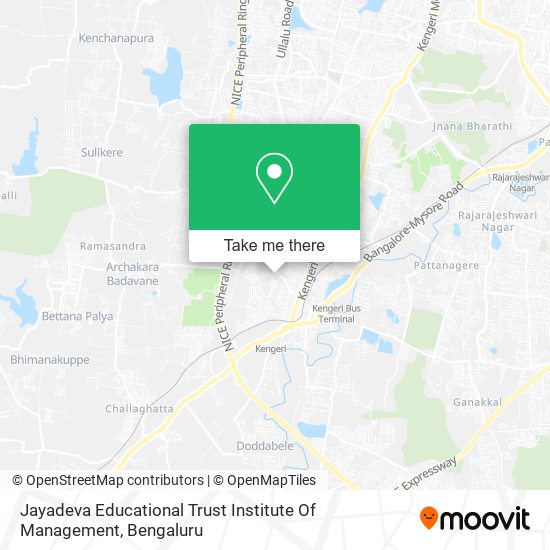 Jayadeva Educational Trust Institute Of Management map