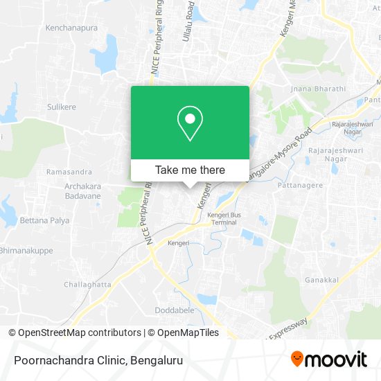 Poornachandra Clinic map