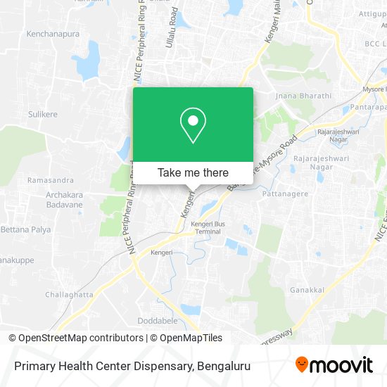 Primary Health Center Dispensary map