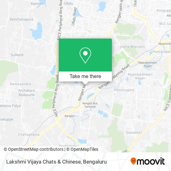 Lakshmi Vijaya Chats & Chinese map
