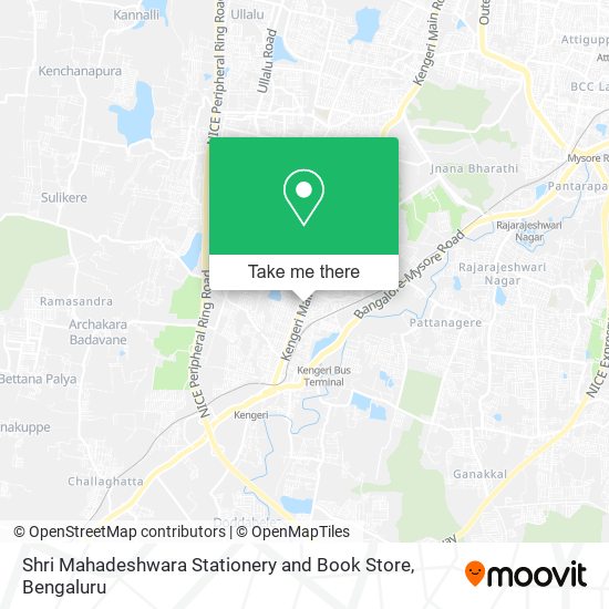 Shri Mahadeshwara Stationery and Book Store map