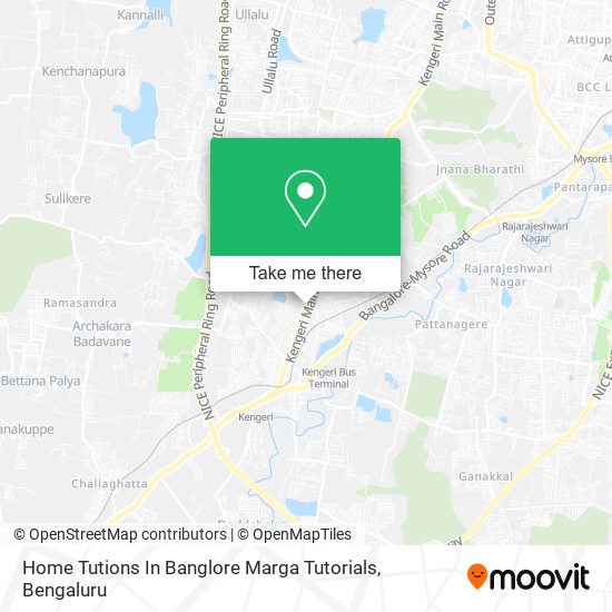 Home Tutions In Banglore Marga Tutorials map