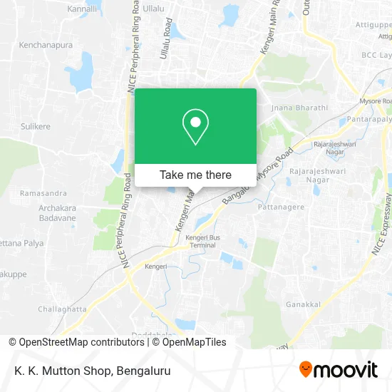 K. K. Mutton Shop map
