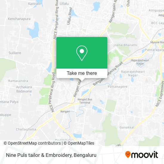 Nine Puls tailor & Embroidery map