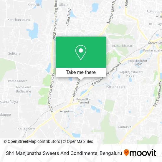 Shri Manjunatha Sweets And Condiments map