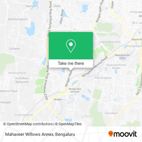 Mahaveer Willows Annex map