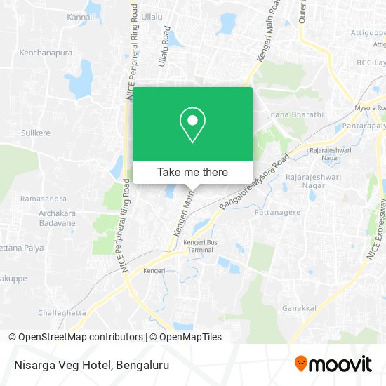 Nisarga Veg Hotel map