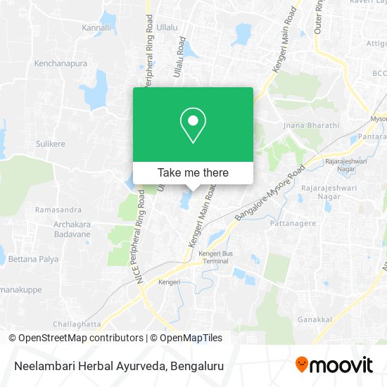 Neelambari Herbal Ayurveda map