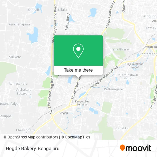 Hegde Bakery map