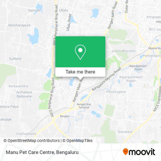 Manu Pet Care Centre map