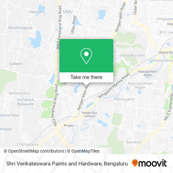 Shri Venkateswara Paints and Hardware map