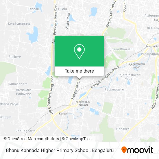 Bhanu Kannada Higher Primary School map