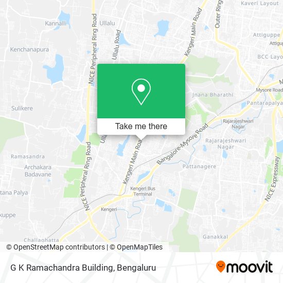 G K Ramachandra Building map