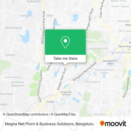 Megha Net Point & Business Solutions map