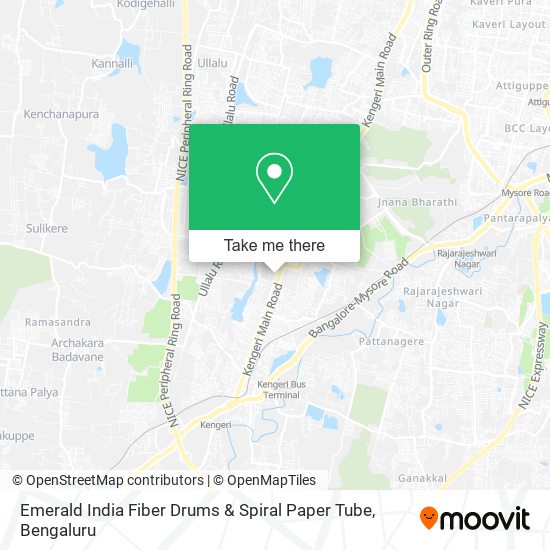 Emerald India Fiber Drums & Spiral Paper Tube map