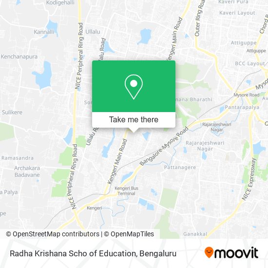 Radha Krishana Scho of Education map