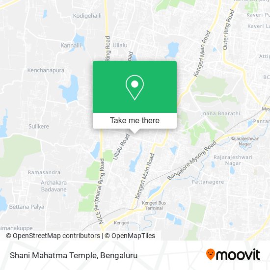 Shani Mahatma Temple map