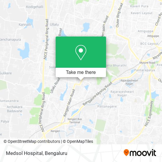 Medsol Hospital map