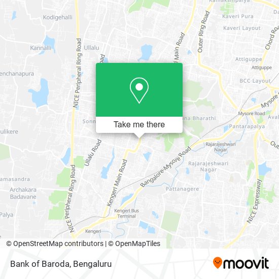 Bank of Baroda map