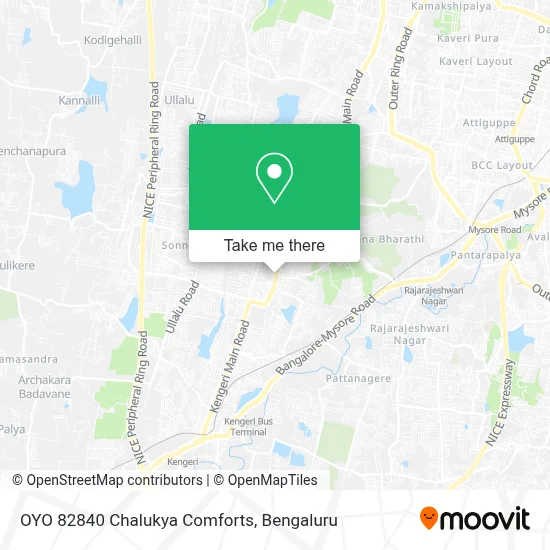 Oyo 82840 Chalukya Comforts map