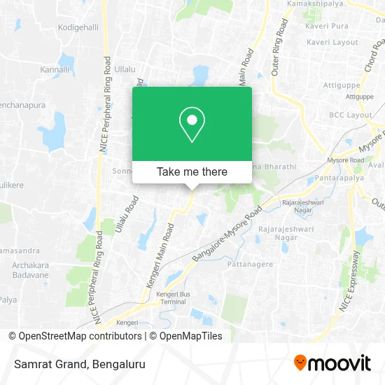 Samrat Grand map