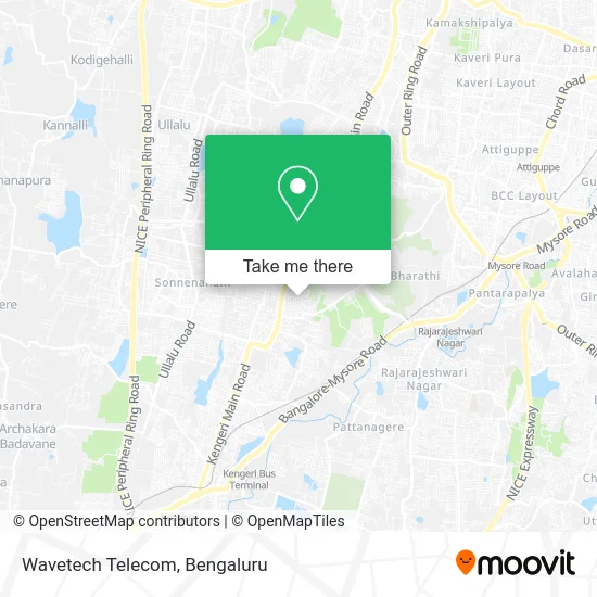 Wavetech Telecom map