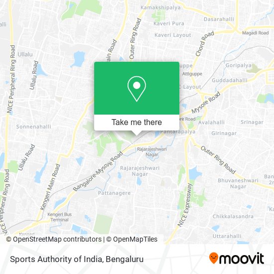 Sports Authority of India map