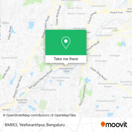 BMRCL Yeshwanthpur map