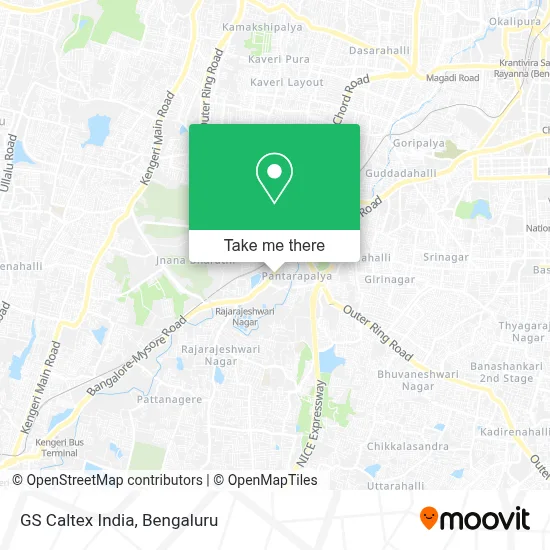 GS Caltex India map